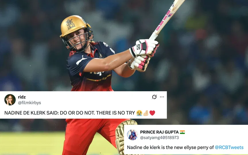 "New Ellyse Perry in town": Fans go wild as Nadine de Klerk does the impossible for RCB vs MI